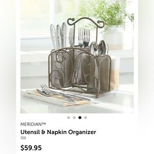 Princess House Utensil & Napkin Holder